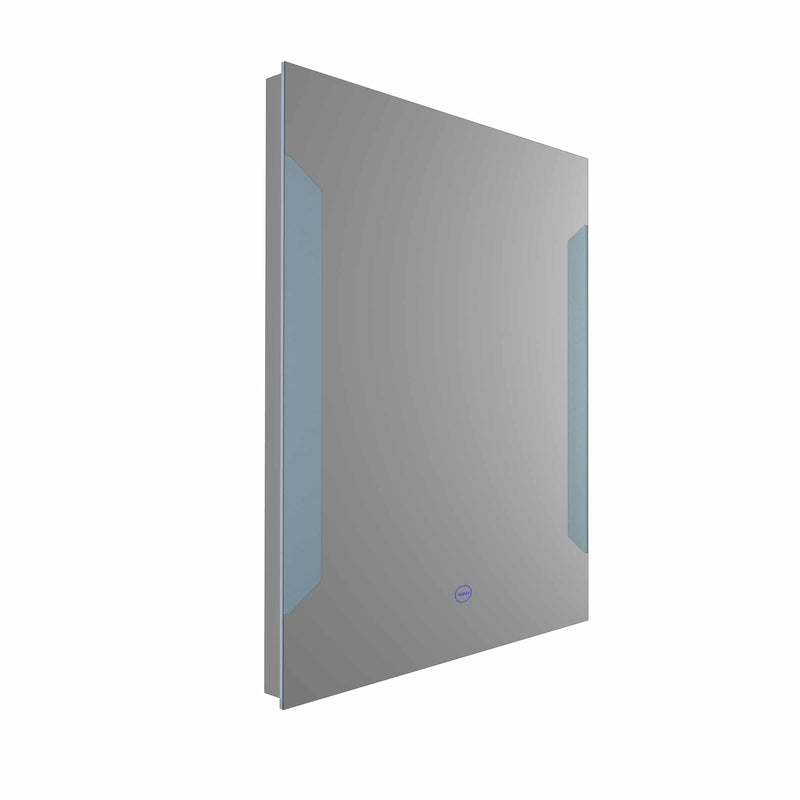 VONN VMRS2640A LED Bath Mirror in Silver, Rectangle 24"W x 30"H or 30"W x 36"H