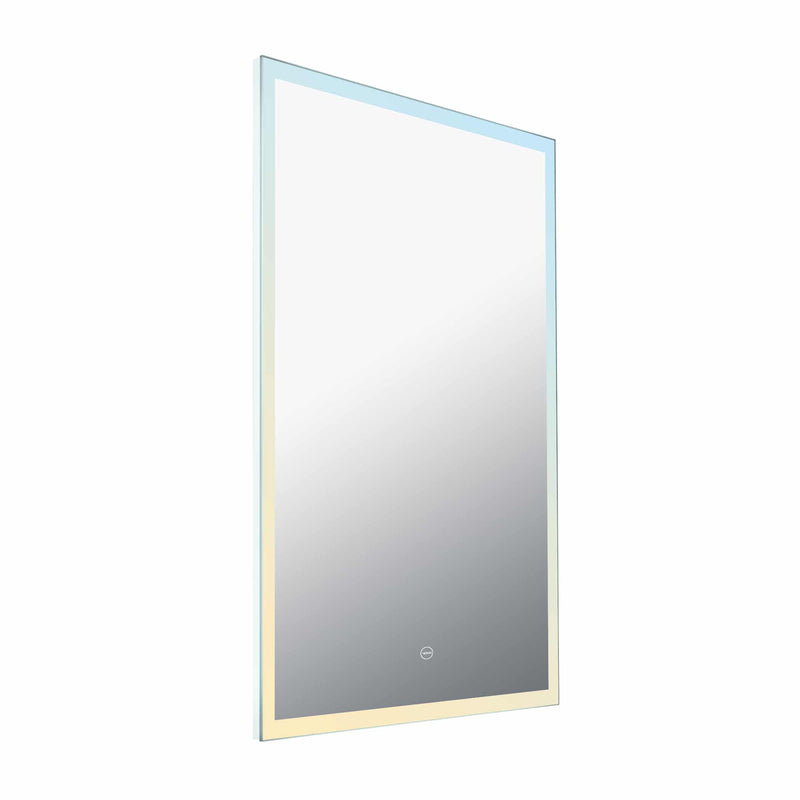 VONN VMRS3820ATW Tunable White LED Bath Mirror in Silver, Rectangle 24"W x 30"H or 30"W x 36"H