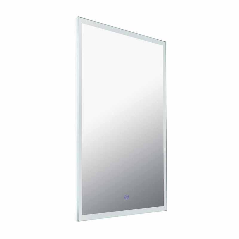 VONN VMRS3820A LED Bath Mirror in Silver, Rectangle 24"W x 30"H or 30"W x 36"H