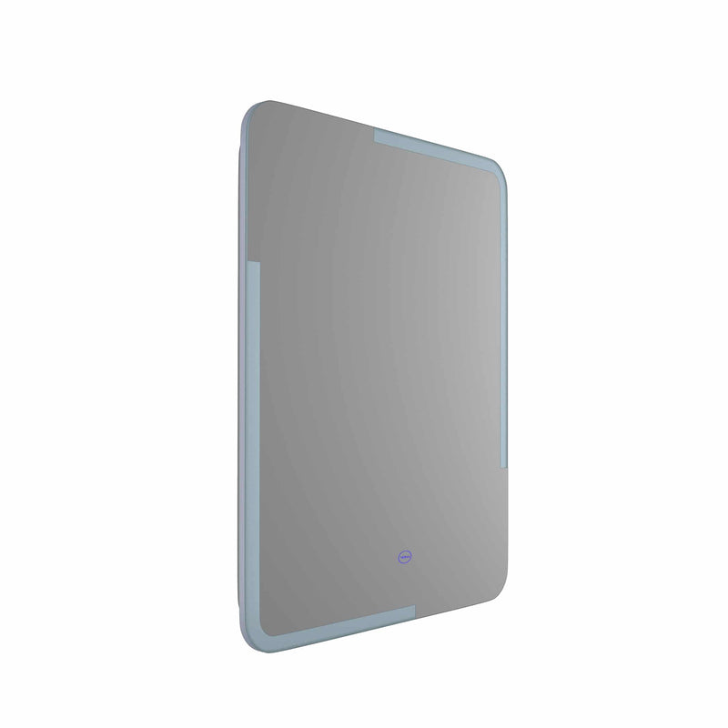 VONN VMRS3920A LED Bath Mirror in Silver, Rectangle 24"W x 30"H or 30"W x 36"H