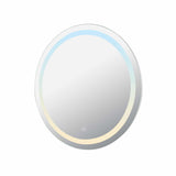 VONN VMRS4120TW Tunable White LED Bath Mirror in Silver, Round 30"W x 30"H