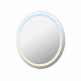 VONN VMRS4120TW Tunable White LED Bath Mirror in Silver, Round 30"W x 30"H