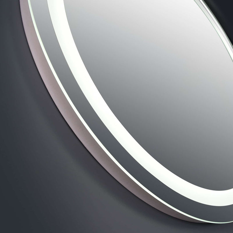 VONN VMRS4120TW Tunable White LED Bath Mirror in Silver, Round 30"W x 30"H