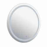 VONN VMRS4120TW Tunable White LED Bath Mirror in Silver, Round 30"W x 30"H