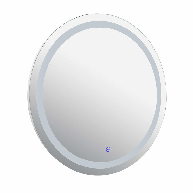 VONN VMRS4120TW Tunable White LED Bath Mirror in Silver, Round 30"W x 30"H
