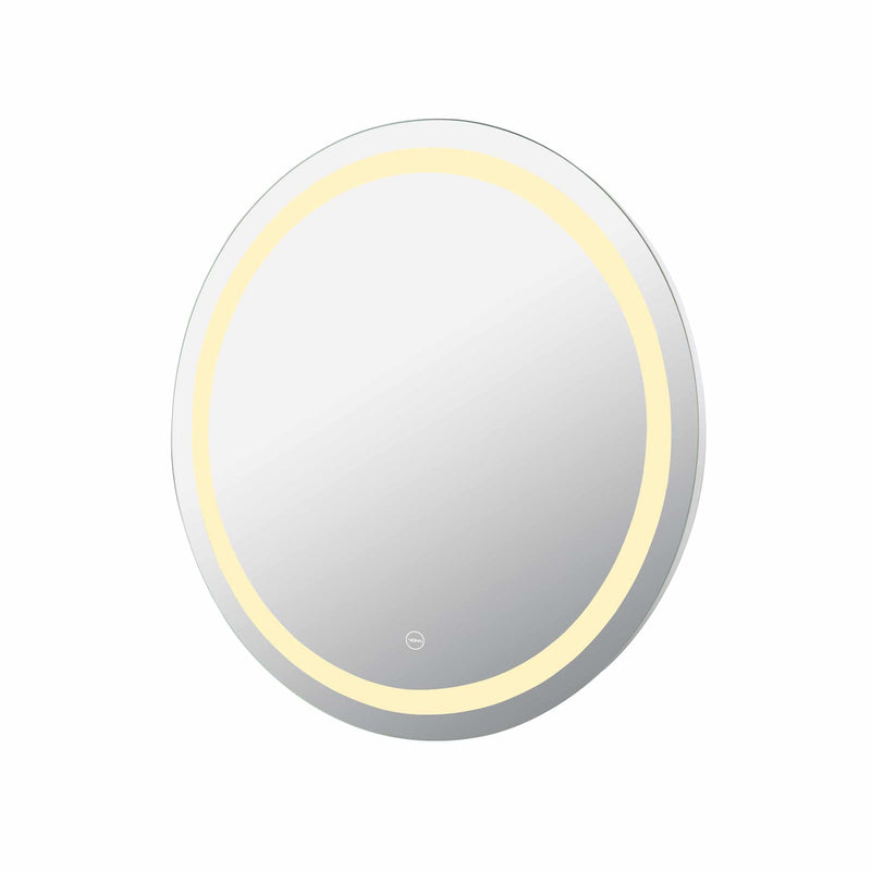 VONN VMRS4120 LED Bath Mirror in Silver, Round 30"W x 30"H