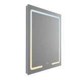 VONN VMRS4930TW Tunable White LED Bath Mirror in Silver, Rectangle 24"W x 30"H or 30"W x 36"H