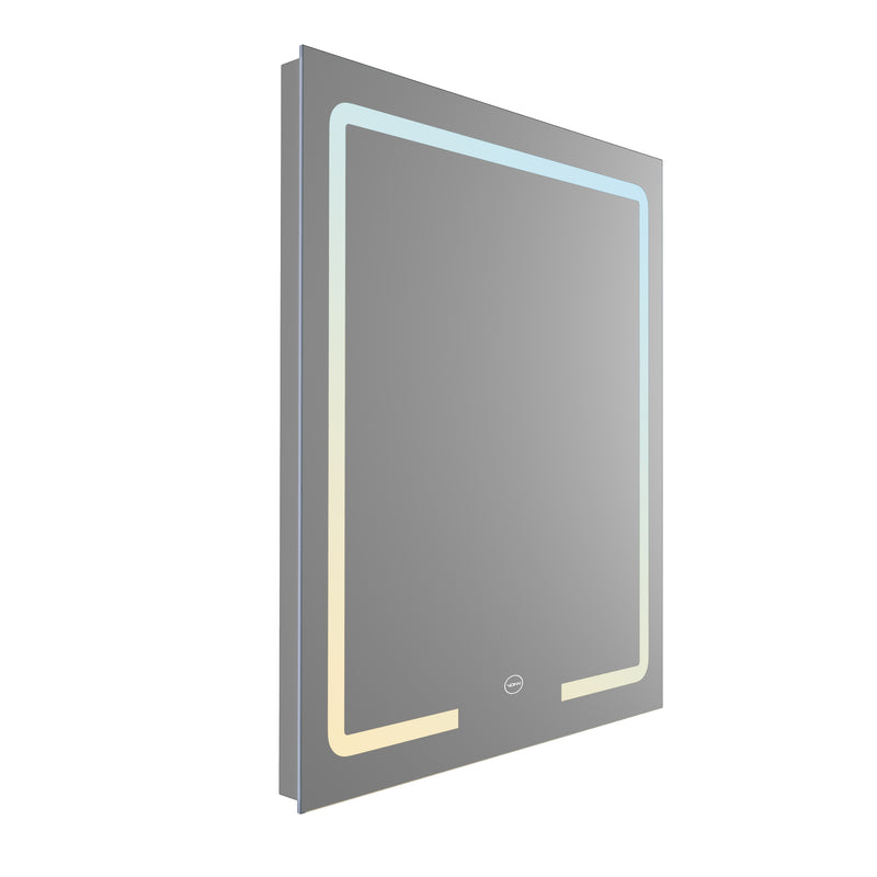 VONN VMRS4930TW Tunable White LED Bath Mirror in Silver, Rectangle 24"W x 30"H or 30"W x 36"H