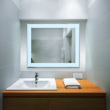VONN VMRS5930ATW Tunable White LED Bath Mirror in Silver, Rectangle 24"W x 30"H or 30"W x 36"H