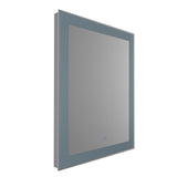 VONN VMRS5930ATW Tunable White LED Bath Mirror in Silver, Rectangle 24"W x 30"H or 30"W x 36"H