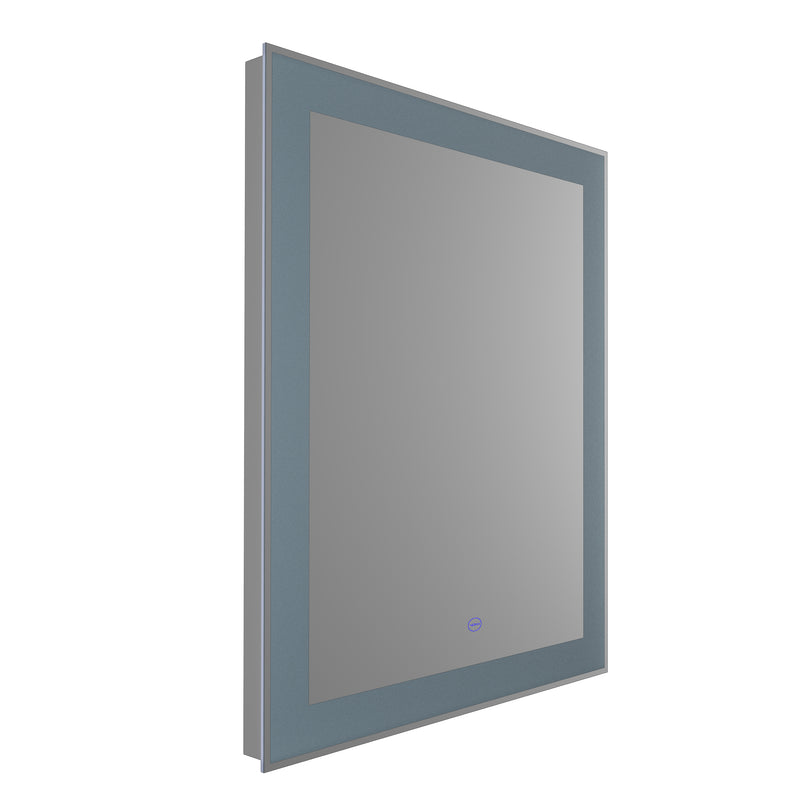 VONN VMRS5930ATW Tunable White LED Bath Mirror in Silver, Rectangle 24"W x 30"H or 30"W x 36"H