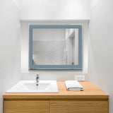 VONN VMRS5930A LED Bath Mirror in Silver, Rectangle 24"W x 30"H or 30"W x 36"H