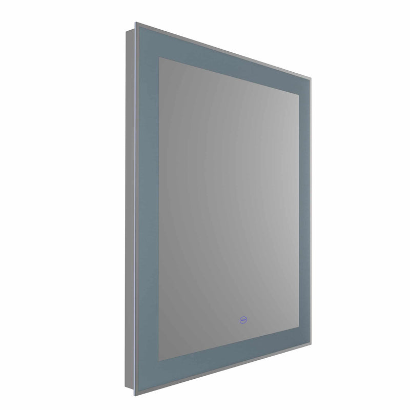 VONN VMRS5930A LED Bath Mirror in Silver, Rectangle 24"W x 30"H or 30"W x 36"H