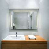VONN VMRS6030A LED Bath Mirror in Silver, Rectangle 30"w x 24"H or 36"W x 30"H