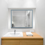 VONN VMRS6330A LED Bath Mirror in Silver, Rectangle 30"w x 24"H or 36"W x 30"H