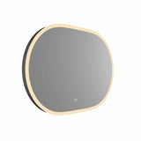 VONN VMRS6530A LED Bath Mirror in Silver, Oval 36"W x 24"H