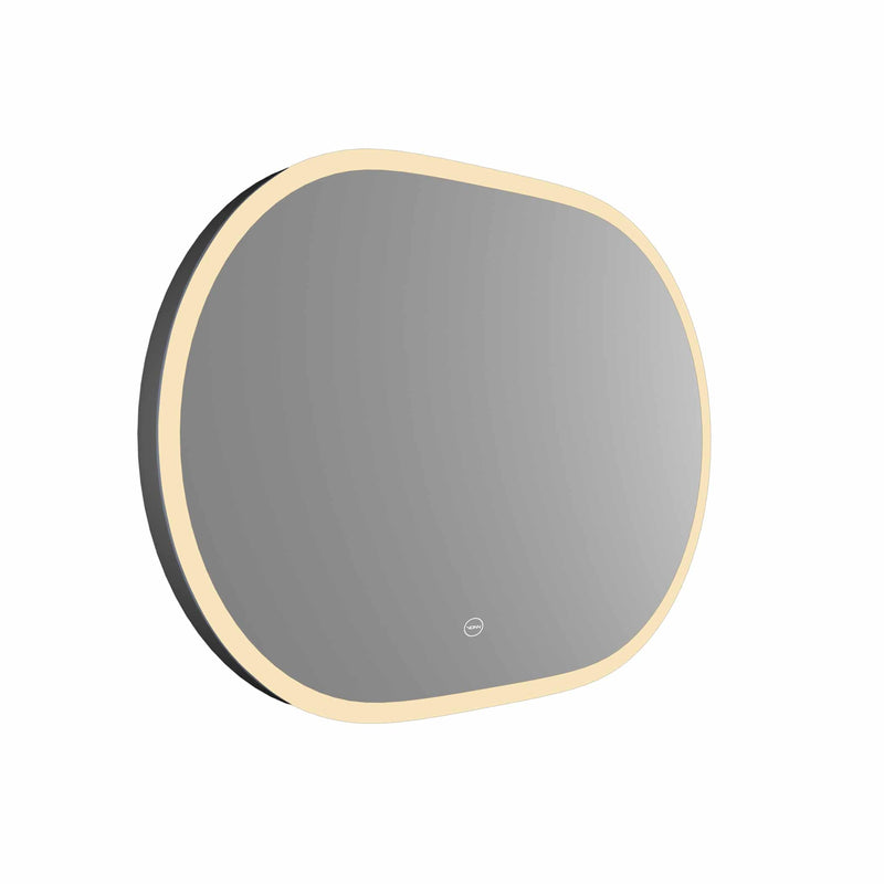 VONN VMRS6530A LED Bath Mirror in Silver, Oval 36"W x 24"H