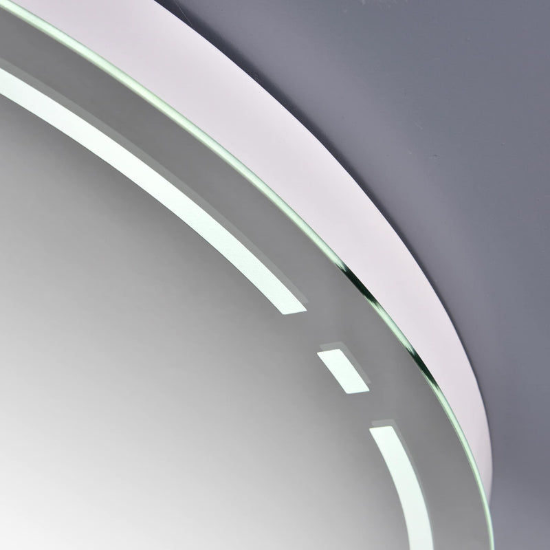 VONN VMRS6620 LED Bath Mirror in Silver, Round 30"W x 30"H