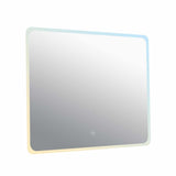 VONN VMRS6630ATW Tunable White LED Bath Mirror in Silver, Rectangle 30"W x 30"H