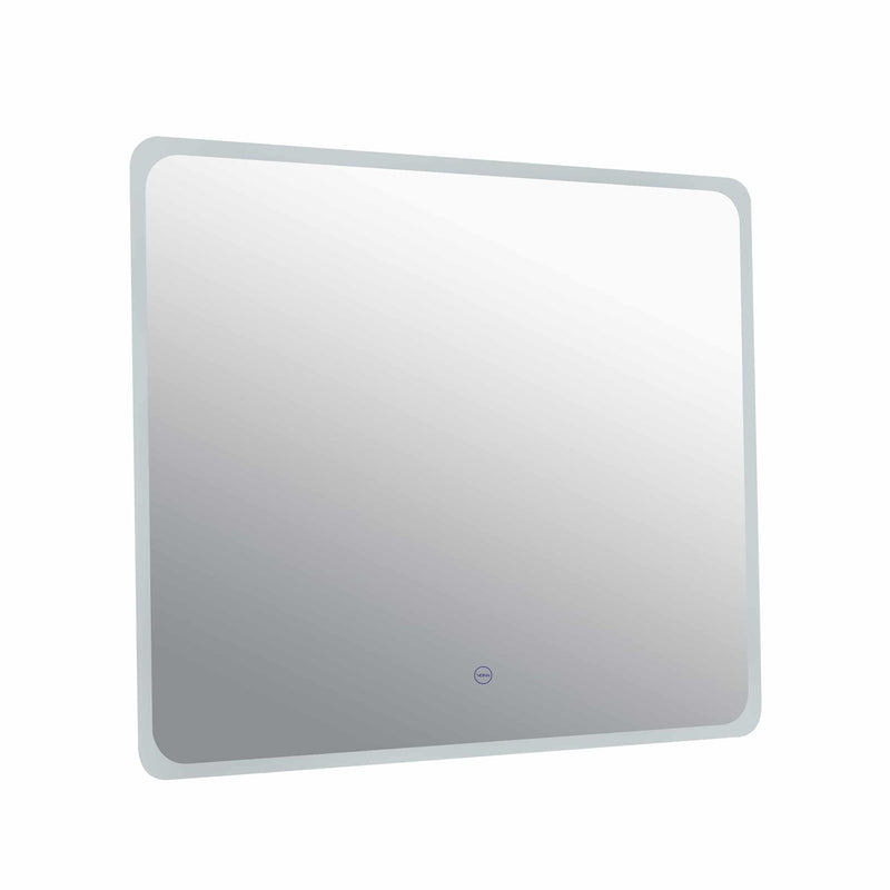 VONN VMRS6630A LED Bath Mirror in Silver, Square 30"W x 30"H