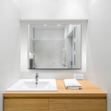 VONN VMRS6720 LED Bath Mirror in Silver, Rectangle 30"W x 24"H or 36"W x 30"H