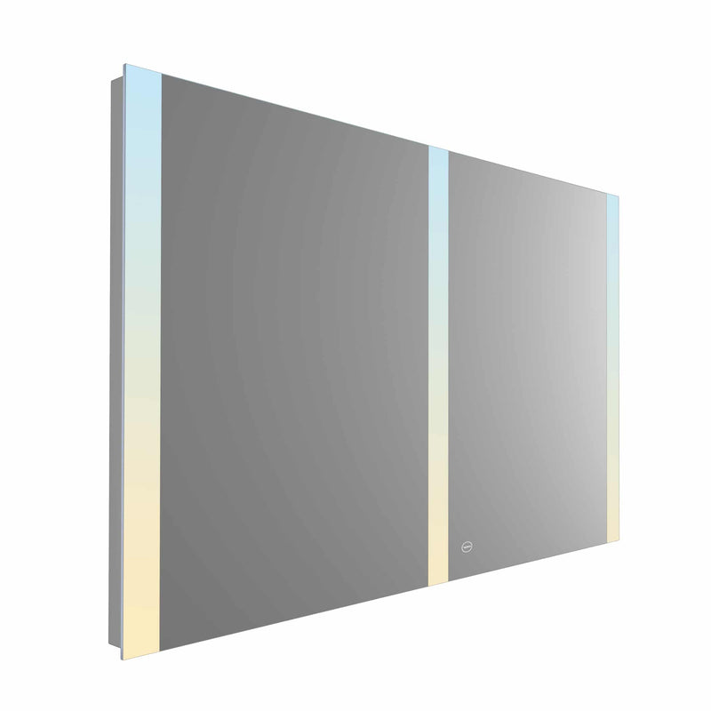 VONN VMRS7130ATW Tunable White LED Bath Mirror in Silver, Rectangle 48"W x 30"H