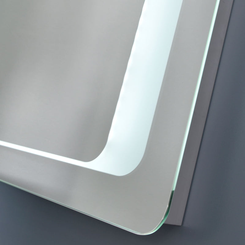 VONN VMRS7820 LED Bath Mirror in Silver, Rectangle 30"W x 24"H or 36"W x 30"H
