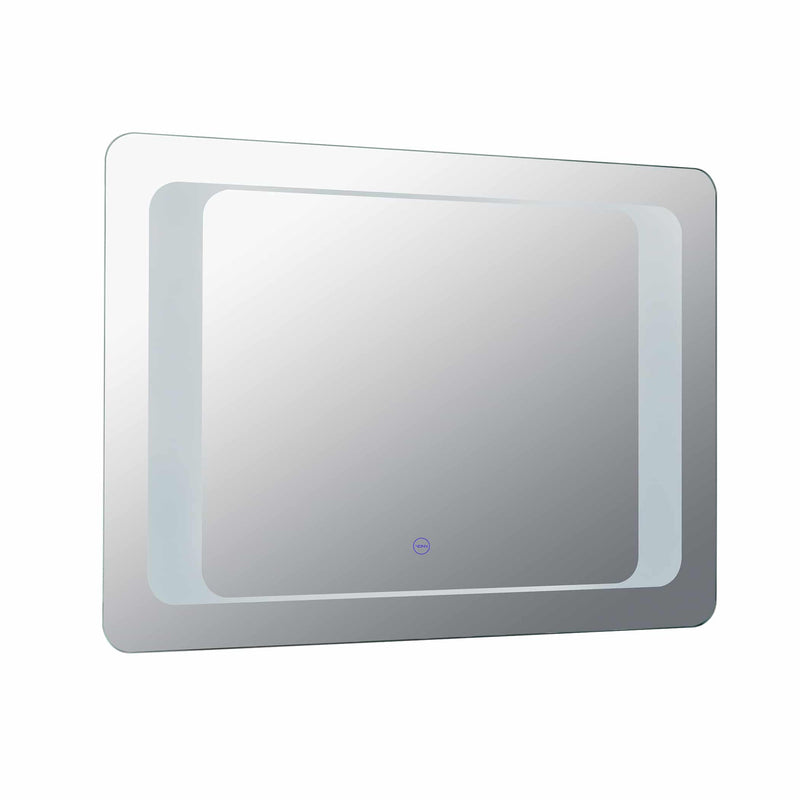 VONN VMRS7820 LED Bath Mirror in Silver, Rectangle 30"W x 24"H or 36"W x 30"H