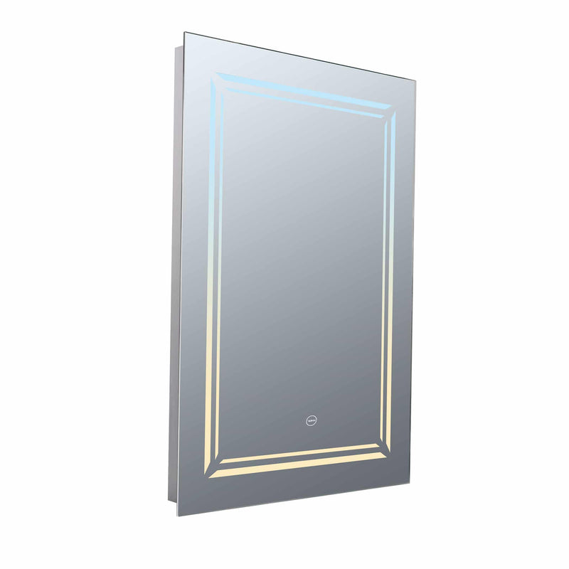 VONN VMRS7830TW Tunable White LED Bath Mirror in Silver, Rectangle 30"W x 24"H or 36"W x 30"H
