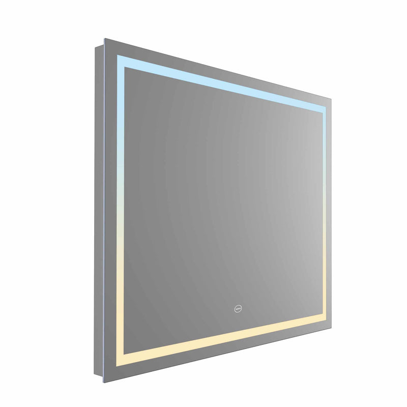 VONN VMRS7920TW Tunable White LED Bath Mirror in Silver, Rectangle 30"W x 24"H or 36"W x 30"H
