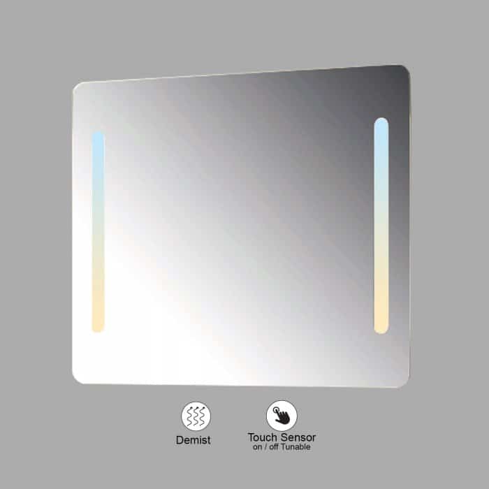 VONN VMRS8020TW Tunable White LED Bath Mirror in Silver, Rectangle 30"W x 24"H or 36"W x 30"H