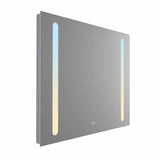 VONN VMRS8020TW Tunable White LED Bath Mirror in Silver, Rectangle 30"W x 24"H or 36"W x 30"H