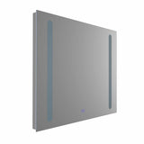 VONN VMRS8020TW Tunable White LED Bath Mirror in Silver, Rectangle 30"W x 24"H or 36"W x 30"H