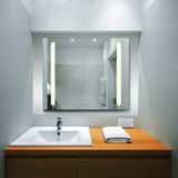 VONN VMRS8020 LED Bath Mirror in Silver, Rectangle 30"W x 24"H or 36"W x 30"H