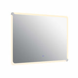 VONN VMRS8830A LED Bath Mirror in Silver, Rectangle 30"w x 24"H or 36"W x 30"H