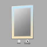VONN VMRS9530ATW Tunable White LED Bath Mirror in Silver, Rectangle 24"W x 30"H or 30"W x 36"H