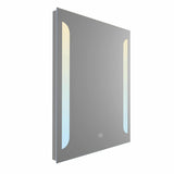 VONN VMRY0120TW Tunable White LED Bath Mirror in Silver, Rectangle 24"W x 30"H or 30"W x 36"H