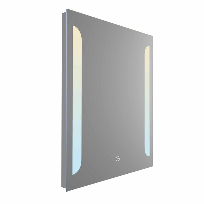 VONN VMRY0120TW Tunable White LED Bath Mirror in Silver, Rectangle 24"W x 30"H or 30"W x 36"H