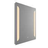 VONN VMRY0120 LED Bath Mirror in Silver, 24"W x 30"H or Rectangle 30"W x 36"H