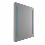 VONN VMRY0120 LED Bath Mirror in Silver, 24"W x 30"H or Rectangle 30"W x 36"H
