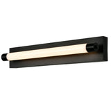 Procyon VMW11800BL 24" Integrated LED ADA Compliant ETL Certified Bathroom Wall Lighting Fixture, Black