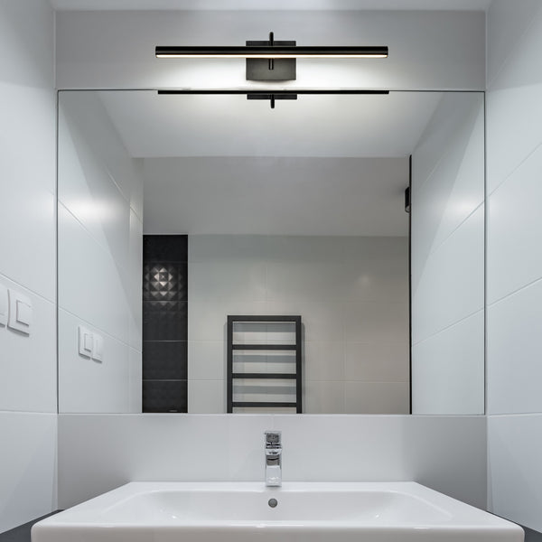 Procyon VMW11900BL 24" Integrated LED ETL Certified Bathroom Wall Lighting Fixture in Black