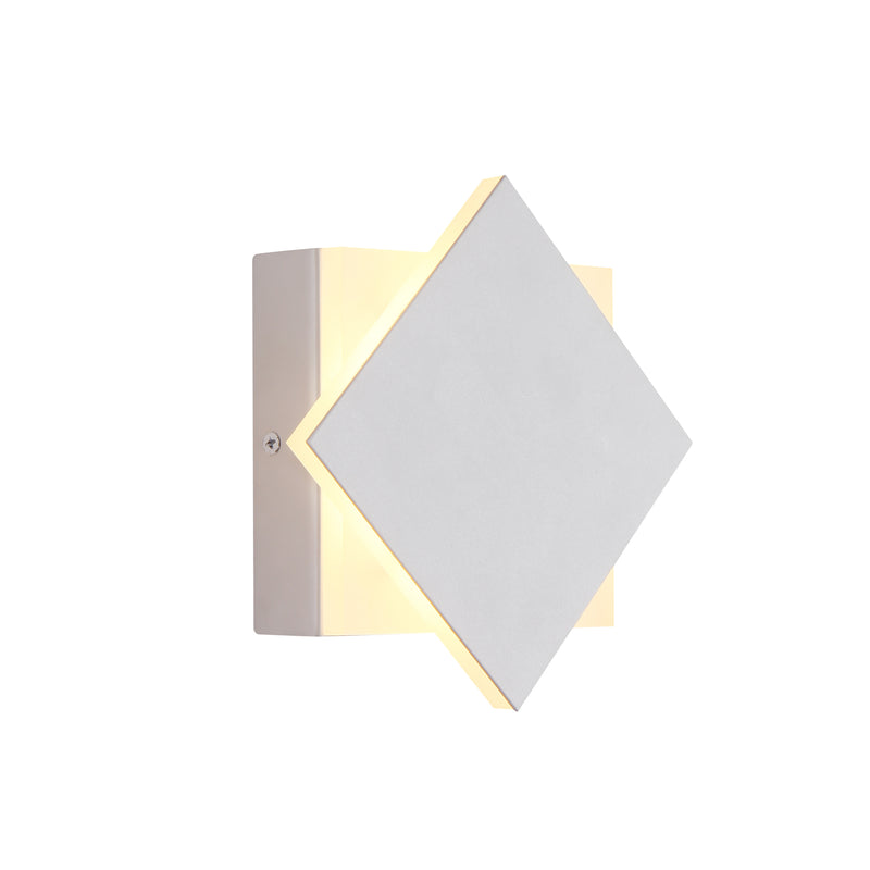 VONN Eclipse VMW13600SW 5" Rotative ETL Certified Integrated LED Wall Sconce Lighting Fixture in White