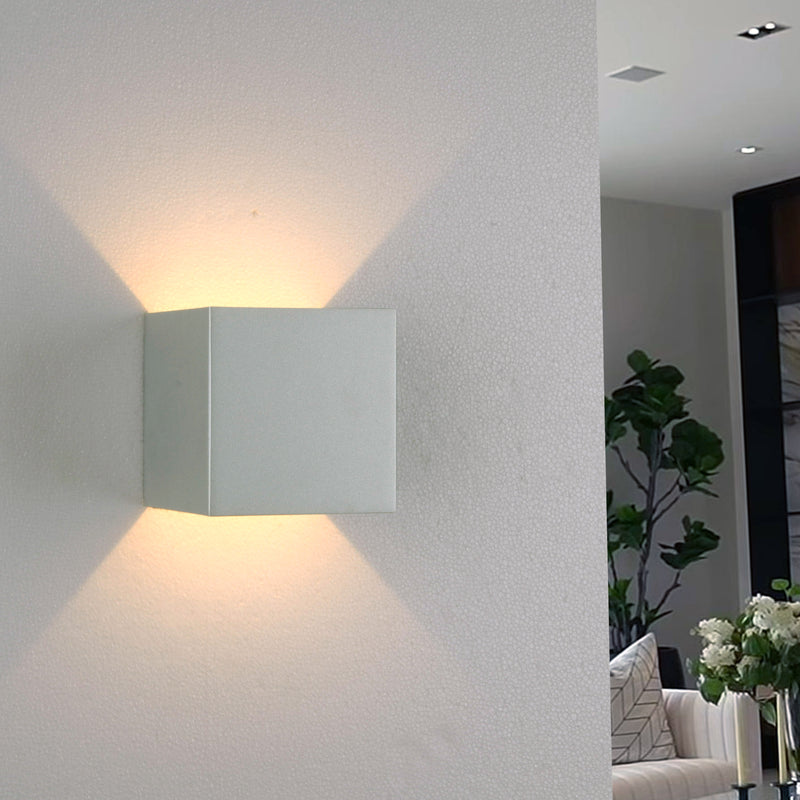 VONN Atlas VMW14810AL 5" ETL Certified Integrated LED Wall Sconce Lighting Fixture in Silver