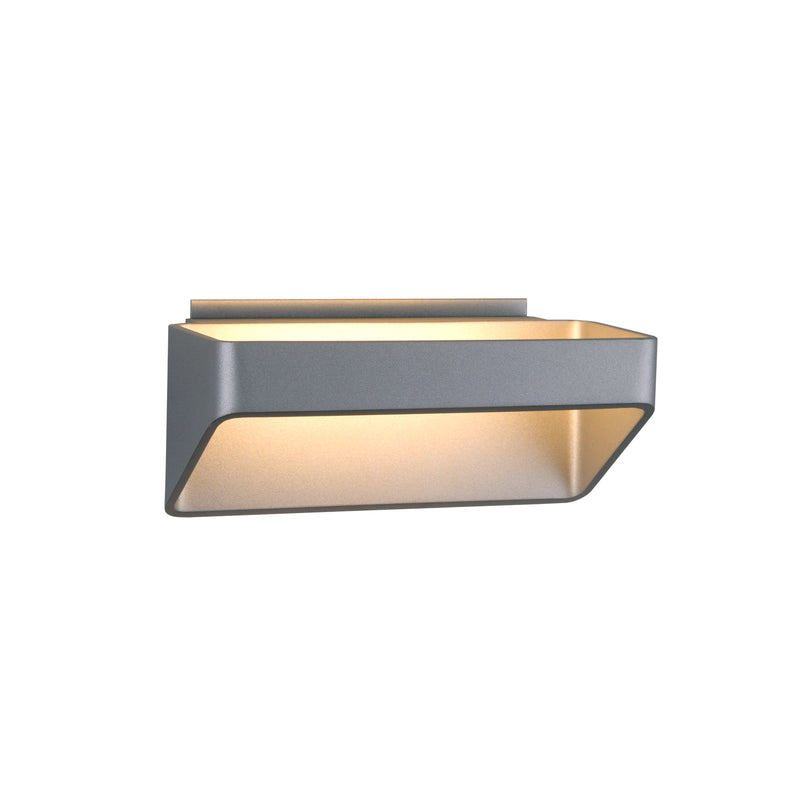 VONN Atlas VMW15710AL 10" Up-Down ETL Certified Integrated LED Wall Sconce Light in Silver