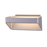 VONN Atlas VMW15710AL 10" Up-Down ETL Certified Integrated LED Wall Sconce Light in Silver