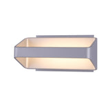 VONN Atlas VMW15810AL 10" Up-Down ETL Certified Integrated LED Wall Sconce Light in Silver