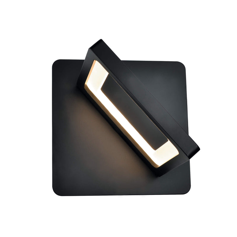 Atria VMW17400BL 6" Rotative ETL Certified Integrated LED Wall Sconce Light Fixture in Black