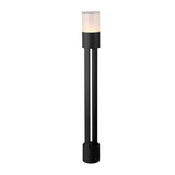 32" Modern VOB14668BL Low-Voltage 6-Watt ETL Certified Integrated LED Outdoor Bollard in Matte Black