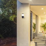 11" Modern VOW1756BL 5-Watt ETL Certified Integrated LED Outdoor Wall Sconce in Matte Black